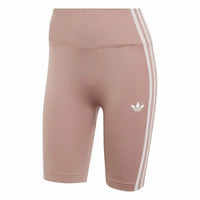 ADIDAS Essentials 3 Stripes Seamless Shorts 5 Inch Pink KZ4124