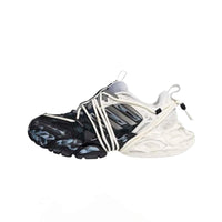 ADIDAS XLG RUNNER DELUXE 2.0 Black Silver Sneakers KZ7201