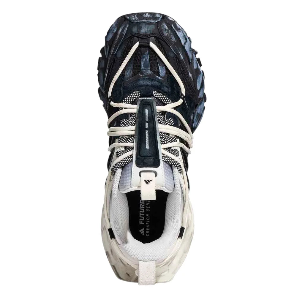 ADIDAS XLG RUNNER DELUXE 2.0 Black Silver Sneakers KZ7201
