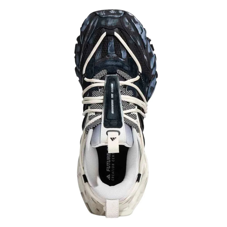 ADIDAS XLG RUNNER DELUXE 2.0 Black Silver Sneakers KZ7201