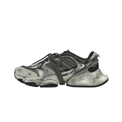 ADIDAS XLG RUNNER DELUXE 2.0 Grey Brown Sneakers KZ7202