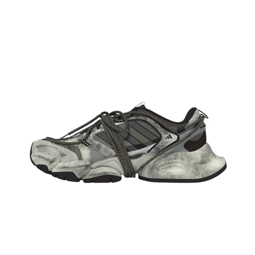 ADIDAS XLG RUNNER DELUXE 2.0 Grey Brown Sneakers KZ7202
