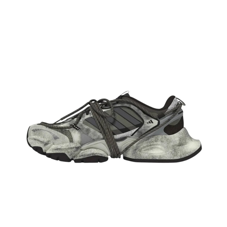 ADIDAS XLG RUNNER DELUXE 2.0 Grey Brown Sneakers KZ7202