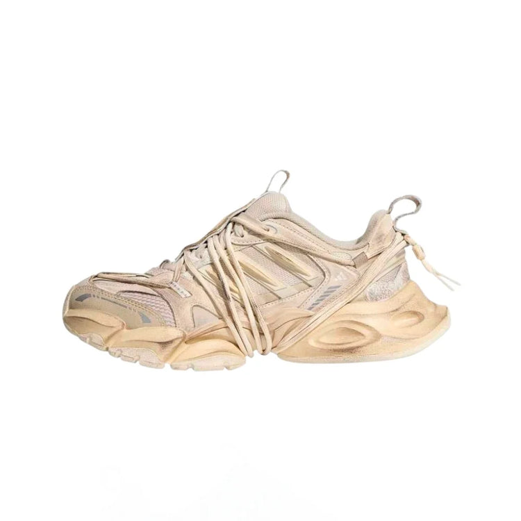 ADIDAS XLG RUNNER DELUXE 2.0 Beige White Sneakers KZ7205