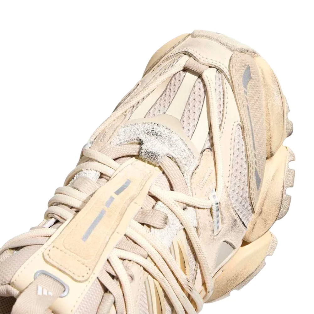 ADIDAS XLG RUNNER DELUXE 2.0 Beige White Sneakers KZ7205