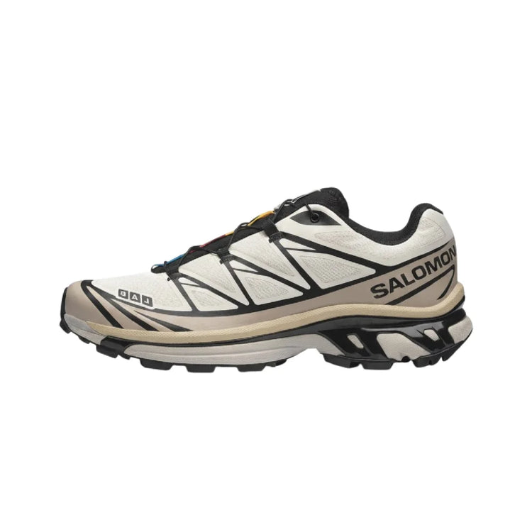 SALOMON XT-6 Vanilla Ice/Black/Silver Cloud Sneakers L49211300
