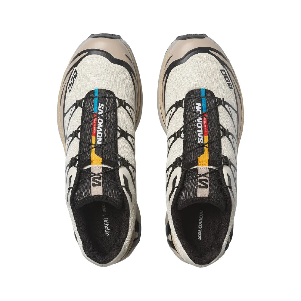 SALOMON XT-6 Vanilla Ice/Black/Silver Cloud Sneakers L49211300