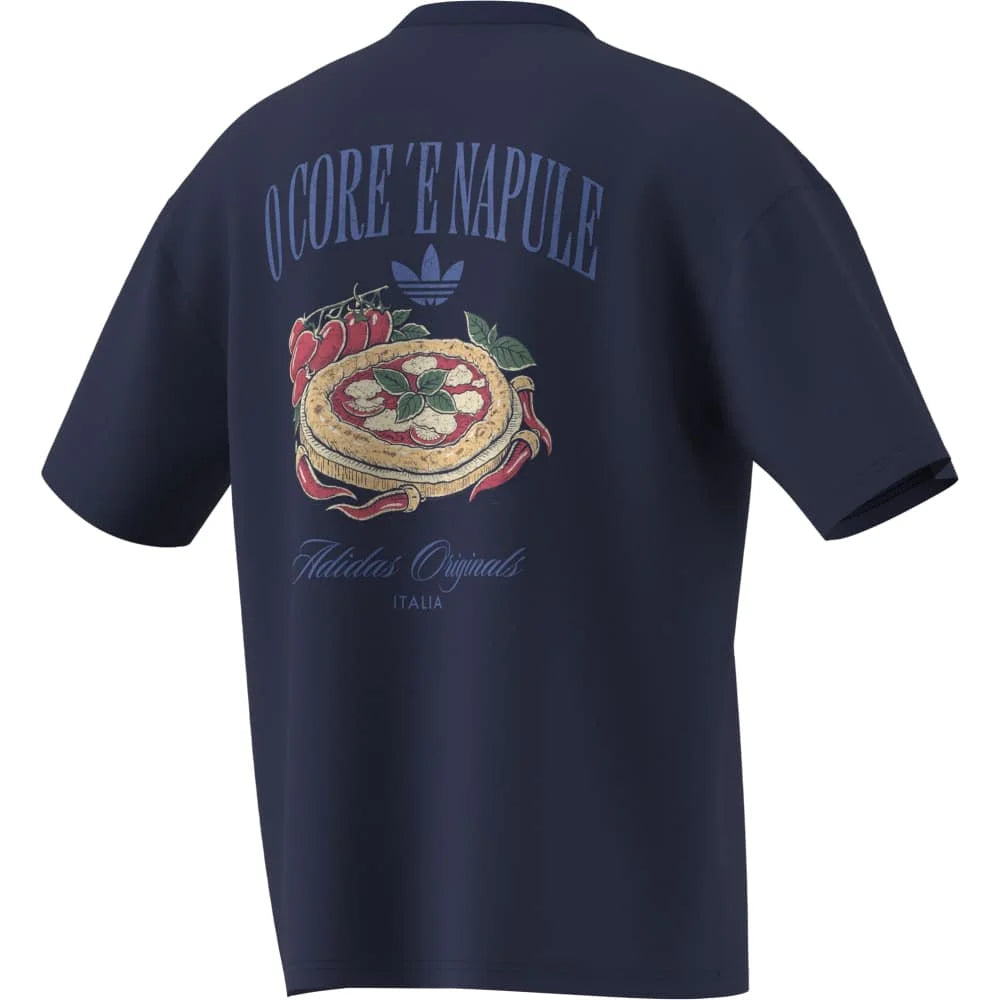 ADIDAS Napoli GFX T-Shirt Blue LG9395