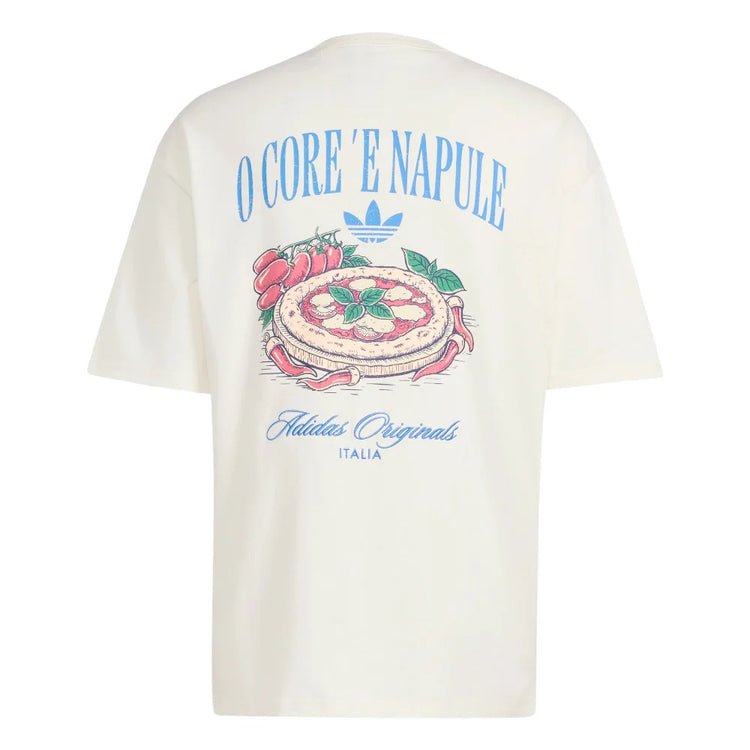 ADIDAS  Napoli GFX T-Shirt White LG9396