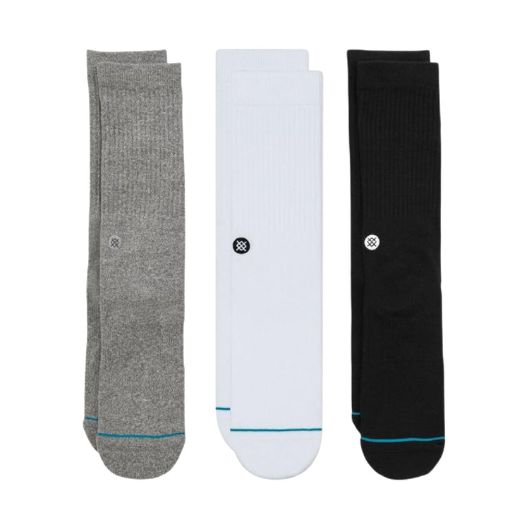 STANCE Icon 3 Pack Socks Multi M556D18ICP-MUL