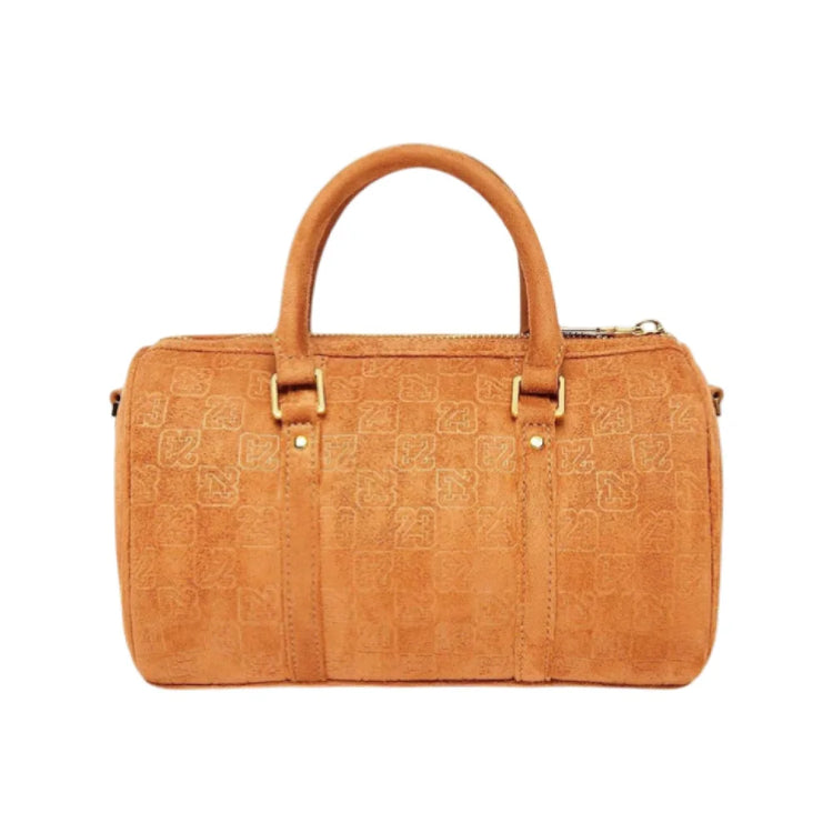 JORDAN Suede Monogram Mini Duffel Bag (3L) Brown MA9209-X6X