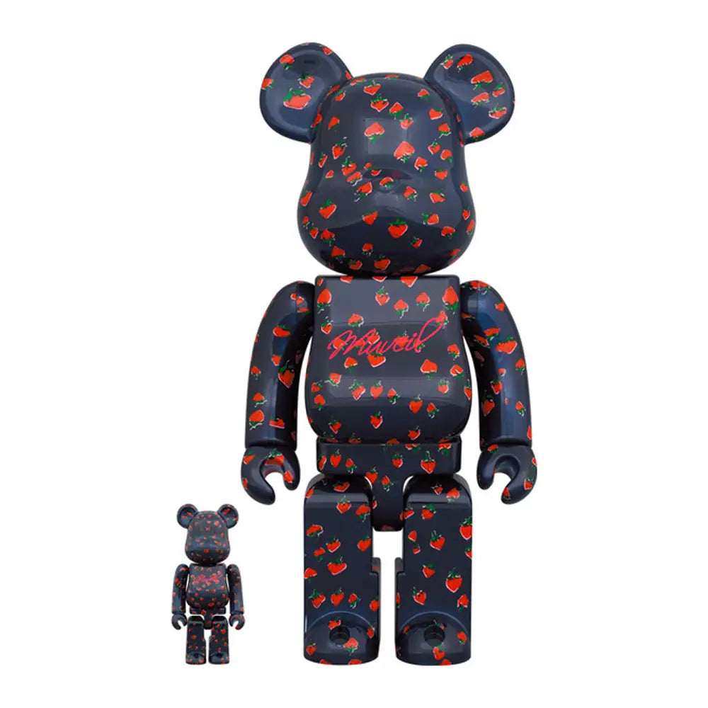 MEDICOM TOY BEARBRICK 400% MUVEIL STRAWBERRY 2-PACK MED1191