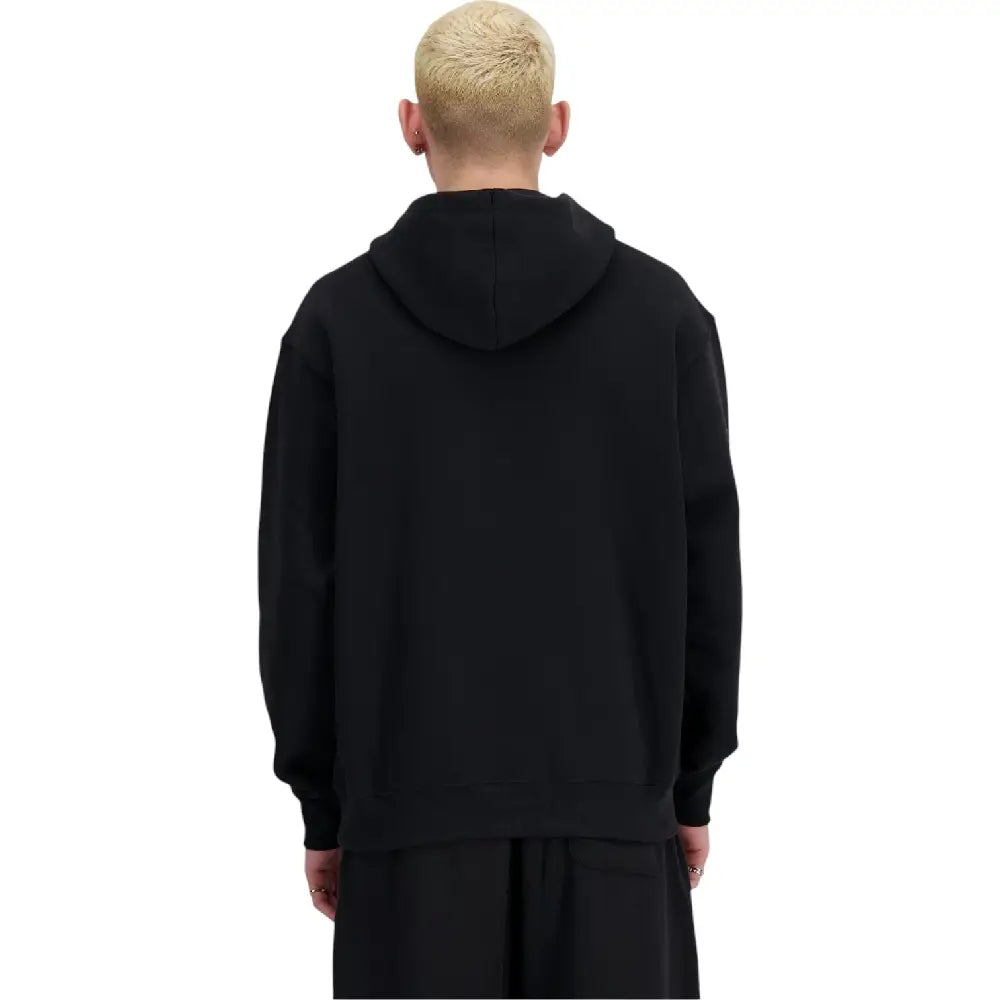 NEW BALANCE Small Logo French Terry Hoodie Black MT41508BK