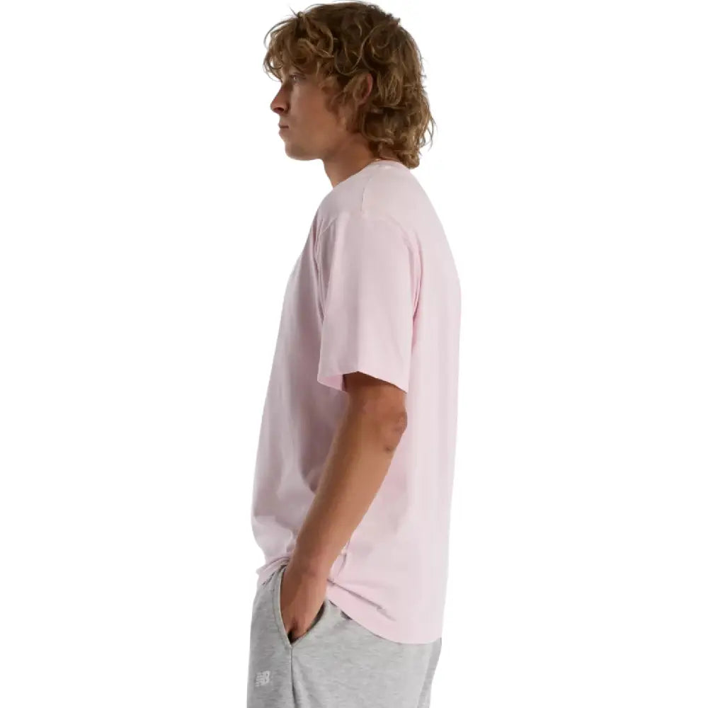 NEW BALANCE Sport Essentials Cotton T-Shirt Rose Sugar MT41509RSG