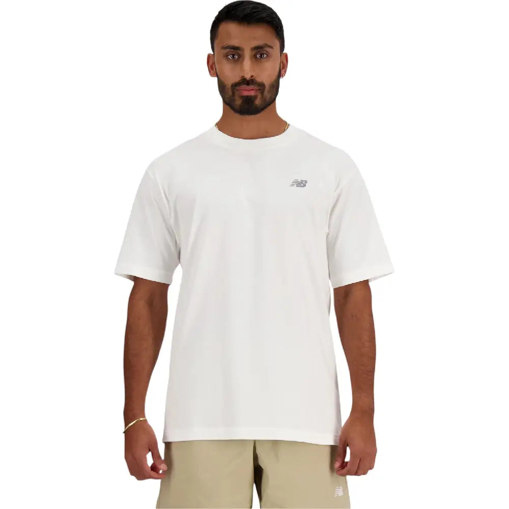 NEW BALANCE Small Logo T-Shirt White MT41509WT