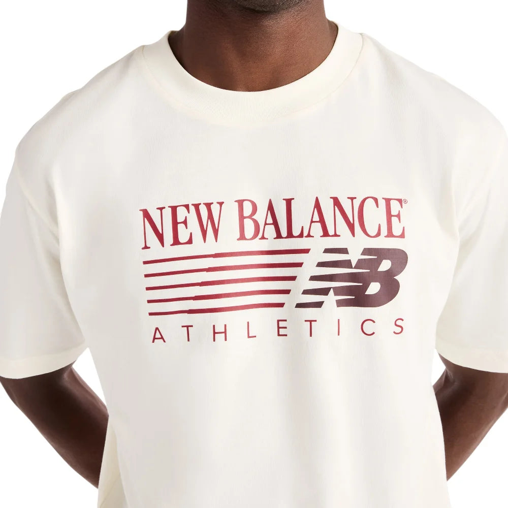 NEW BALANCE Reimagined Graphic T-Shirt Angora MT62U0E0AGA