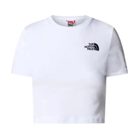 NORTH FACE S/S Essential Cropped Slim T-Shirt White NF0A55AOFN41