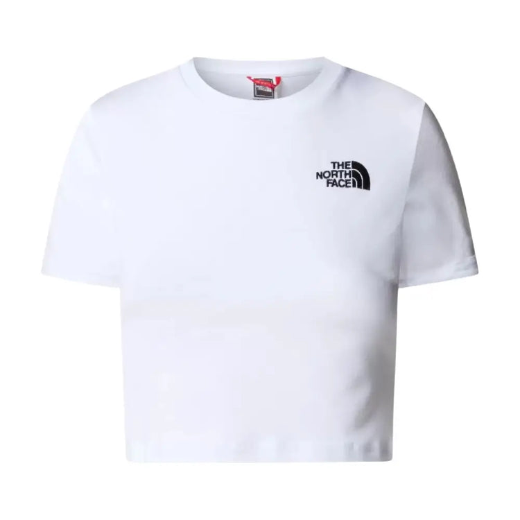 NORTH FACE S/S Essential Cropped Slim T-Shirt White NF0A55AOFN41
