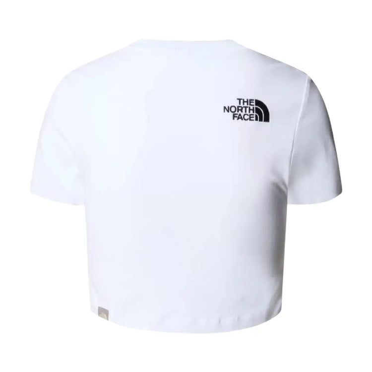 NORTH FACE S/S Essential Cropped Slim T-Shirt White NF0A55AOFN41