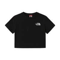 NORTH FACE S/S Essential Cropped Slim T-Shirt Black NF0A55AOJK31