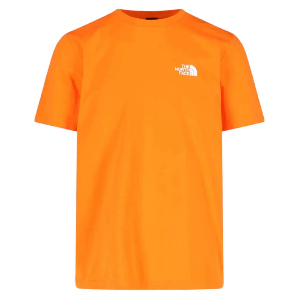 NORTH FACE Simple Dome T-Shirt Orange NF0A87NG6HI1
