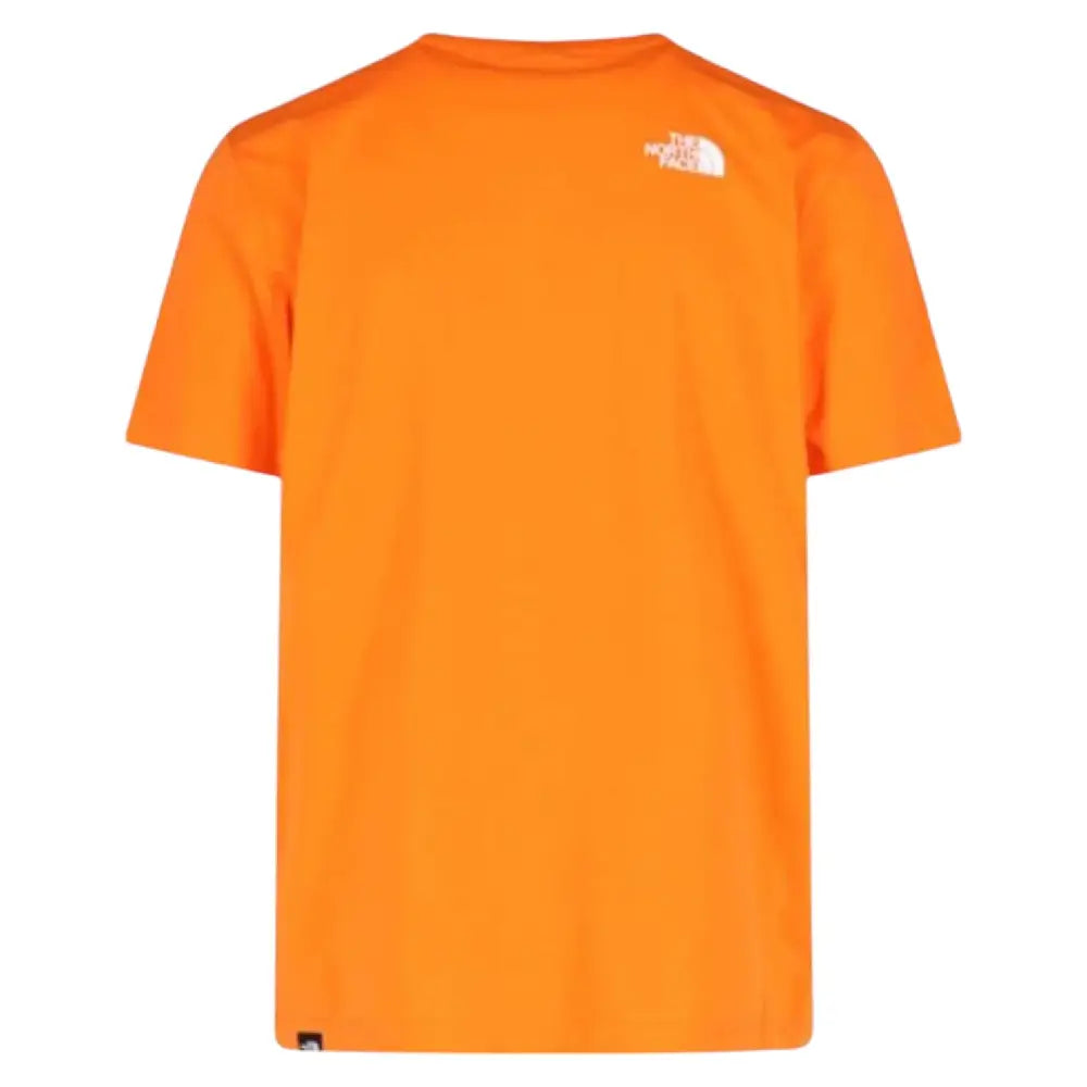 NORTH FACE Simple Dome T-Shirt Orange NF0A87NG6HI1