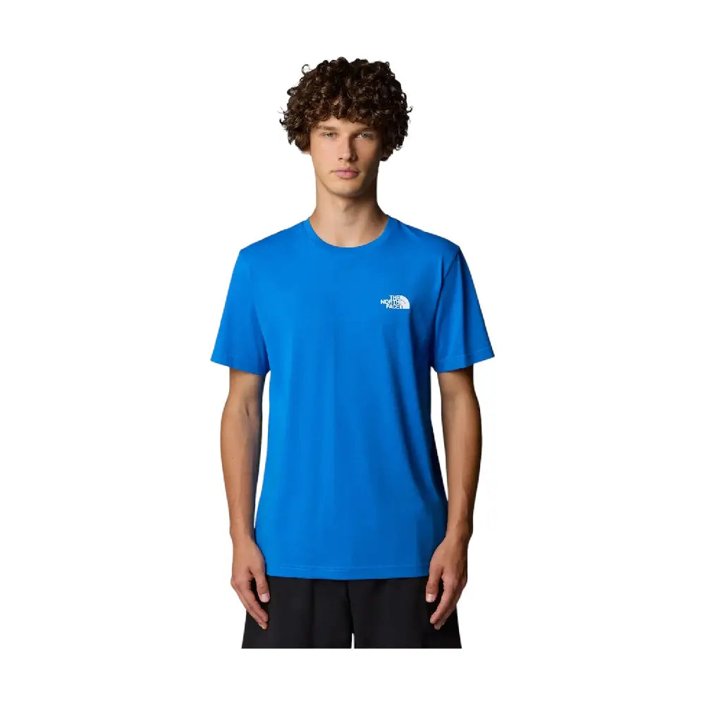 NORTH FACE S/S Simple Dome T-Shirt Blue Light NF0A87NGT4S1