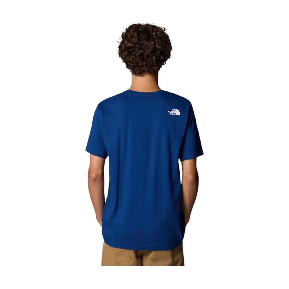 NORTH FACE S/S Mountain Line T-Shirt Blue NF0A87NTD1R1
