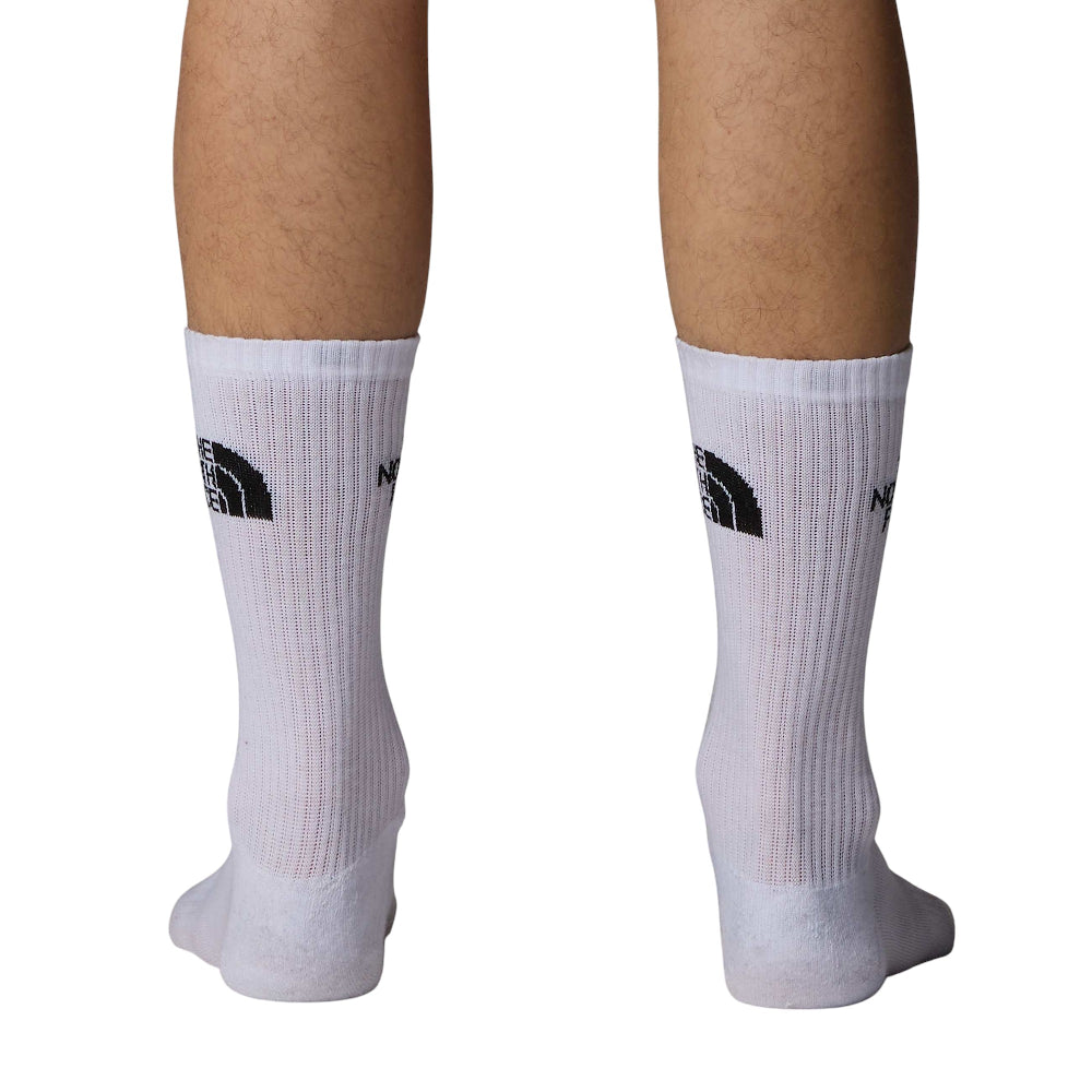 NORTH FACE Multi Sport Cush Crew Sock 3 Pairs White NF0A882HFN41