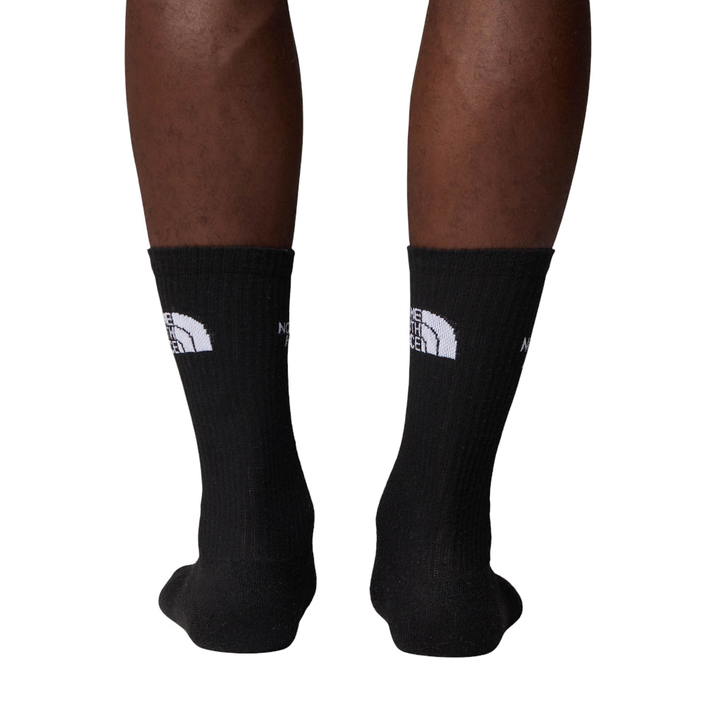 NORTH FACE Multi Sport Cush Crew Sock 3 Pairs Black NF0A882HJK31