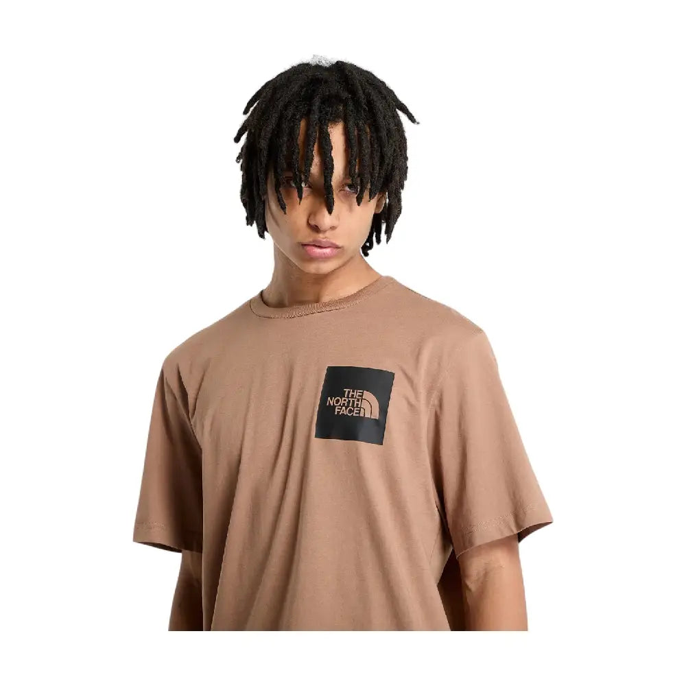 NORTH FACE S/S Fine T-Shirt Brown NF0A8A6M6IH1