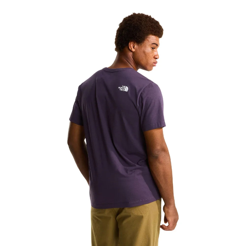 NORTH FACE Evolution Half Dome Regular T-Shirt Purple NF0A8B6JG5O1