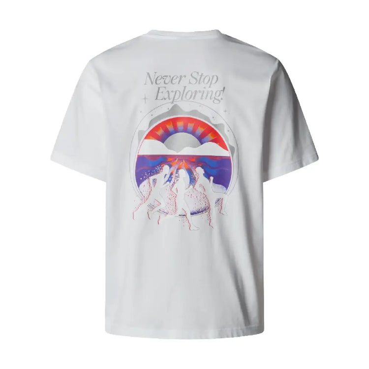 NORTH FACE Never Stop Relaxed T-Shirt White NF0A8C3AFN41
