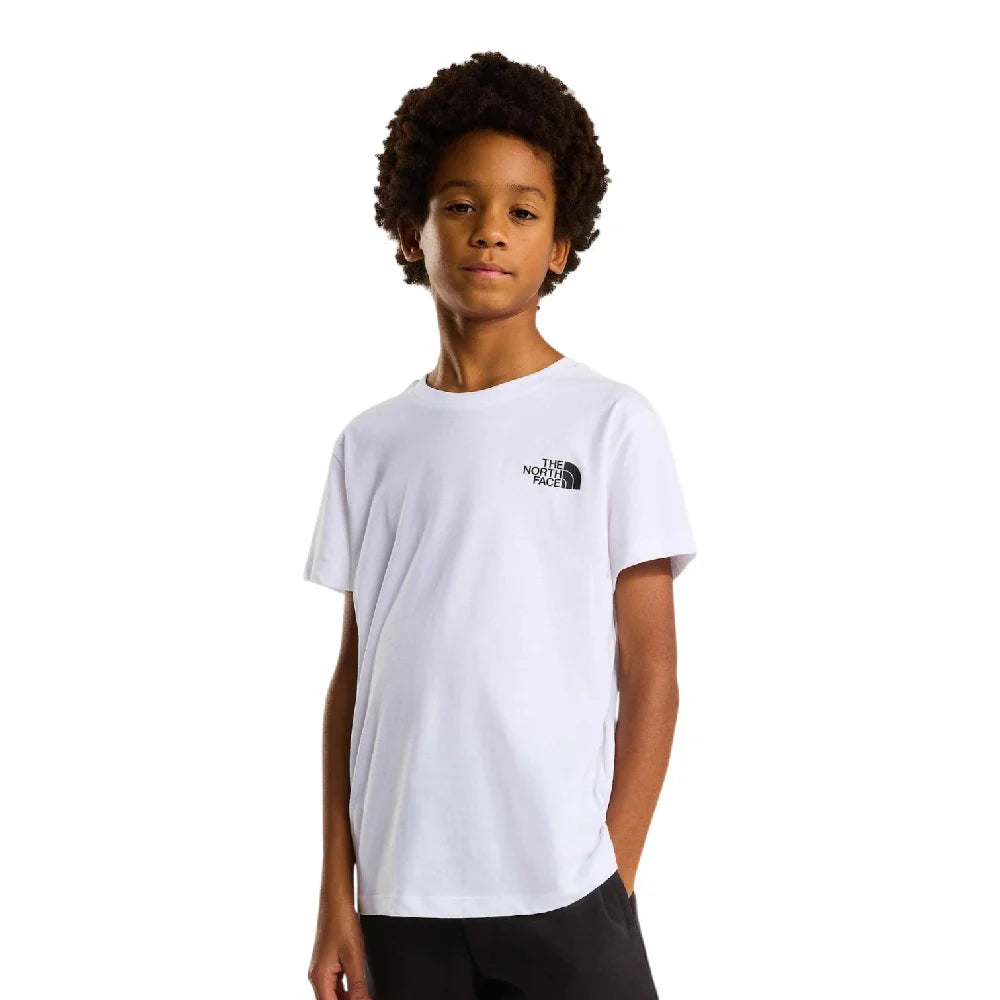 NORTH FACE Box Nse Regular Ss T-Shirt White Kids NF0A8EFNFN41