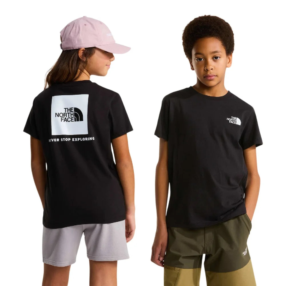 NORTH FACE Box Nse Regular Ss T-Shirt Black Kids NF0A8EFNJK31