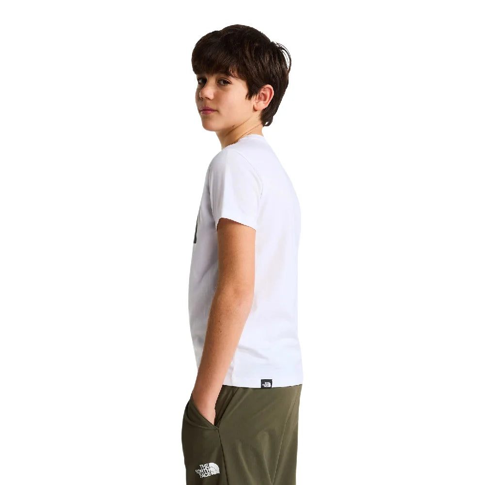 NORTH FACE Teen Easy Regular T-Shirt  White NF0A8EHGFN41
