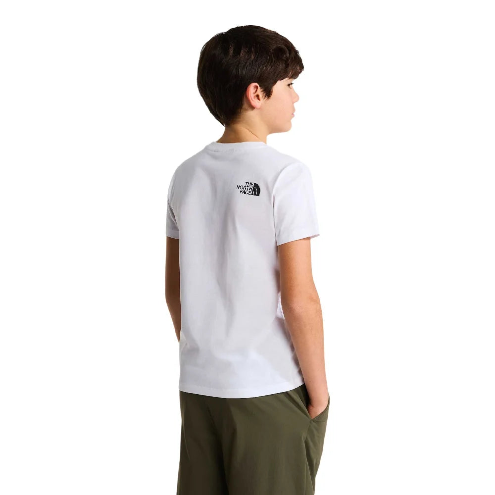 NORTH FACE Teen Easy Regular T-Shirt  White NF0A8EHGFN41