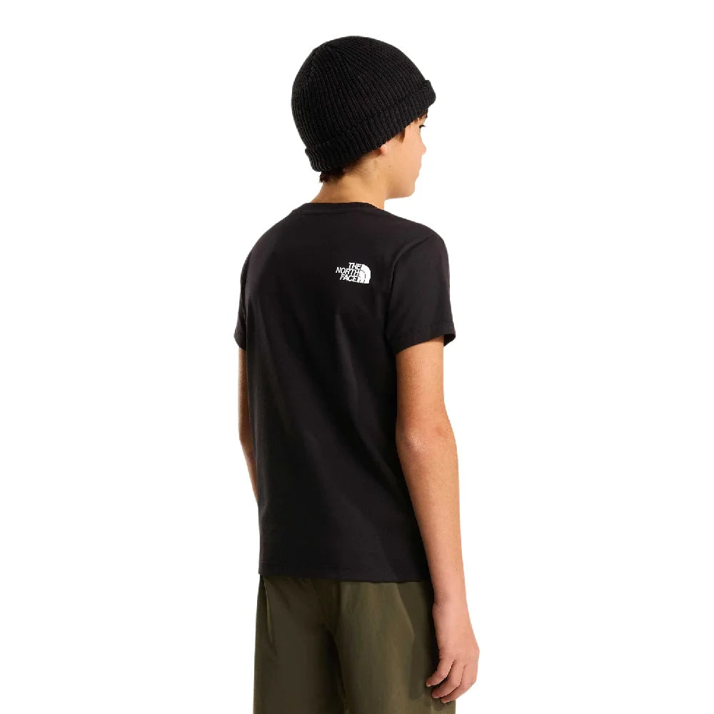 NORTH FACE Teen Easy Regular T-Shirt Black NF0A8EHGJK31