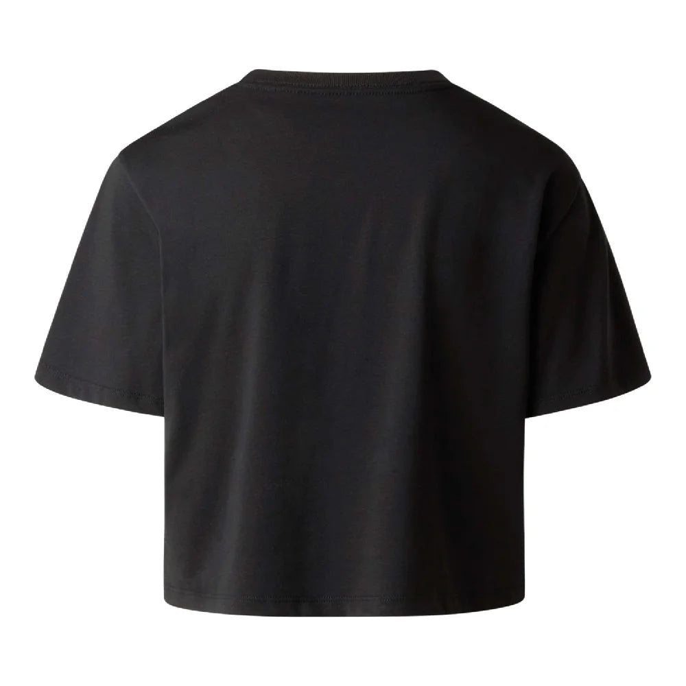 NORTH FACE Evolution Simple Dome Crop Relaxed T-Shirt Black NF0A8FDHJK31