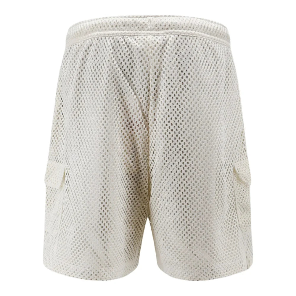 NORTH FACE Red Box Mesh Utility Short White Dune NF0A8FPCQLI1