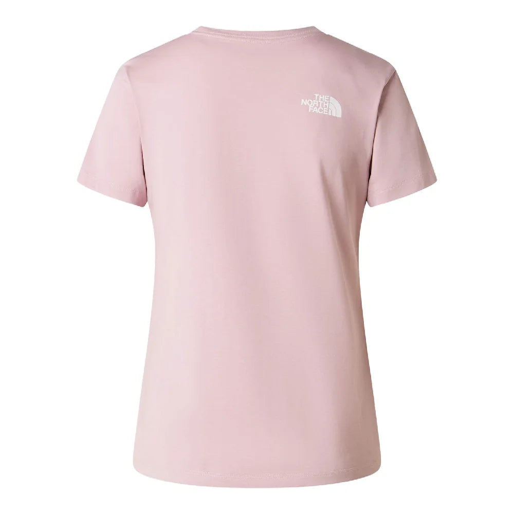NORTH FACE Evolution Half Dome Slim T-Shirt Pink NF0A8FX60SO1