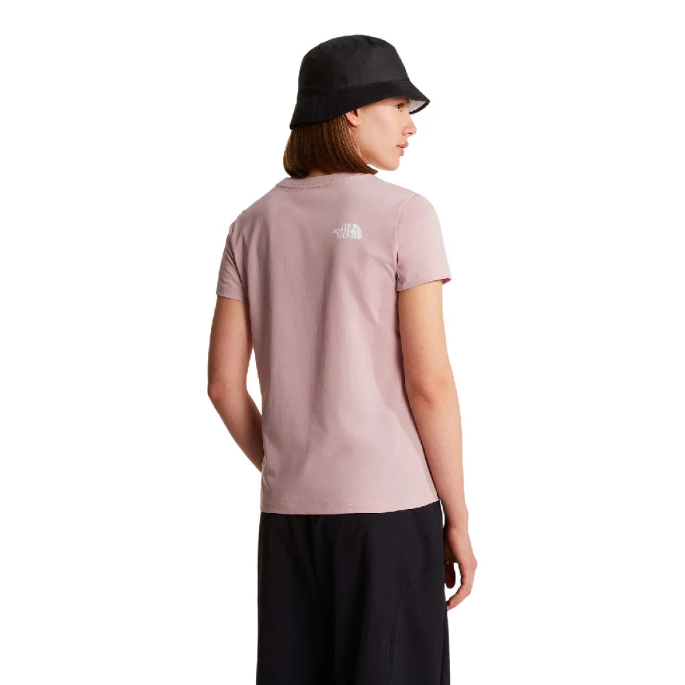 NORTH FACE Evolution Half Dome Slim T-Shirt Pink NF0A8FX60SO1