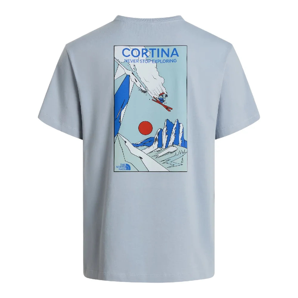 NORTH FACE Mountain Celebration Regular T-Shirt Grey NF0A8G9ZFM21