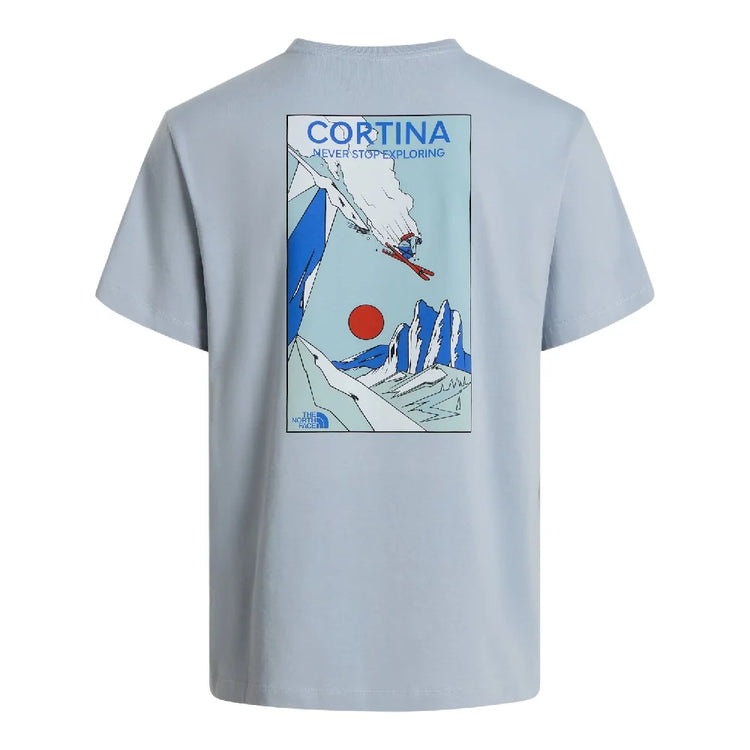 NORTH FACE Mountain Celebration Regular T-Shirt Grey NF0A8G9ZFM21