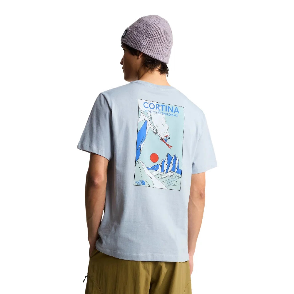 NORTH FACE Mountain Celebration Regular T-Shirt Grey NF0A8G9ZFM21