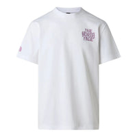 NORTH FACE Drip Logo Relaxed Short Sleeve T-Shirt White NF0A8GABFN41
