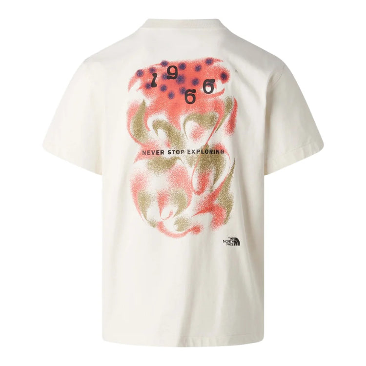 NORTH FACE 1966 Motion Relaxed Short Sleeve T-Shirt White Dune NF0A8GAHQLI1
