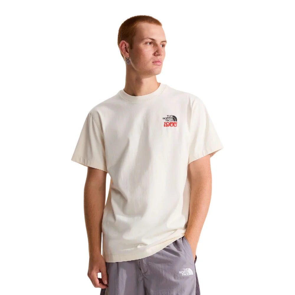 NORTH FACE 1966 Motion Relaxed Short Sleeve T-Shirt White Dune NF0A8GAHQLI1