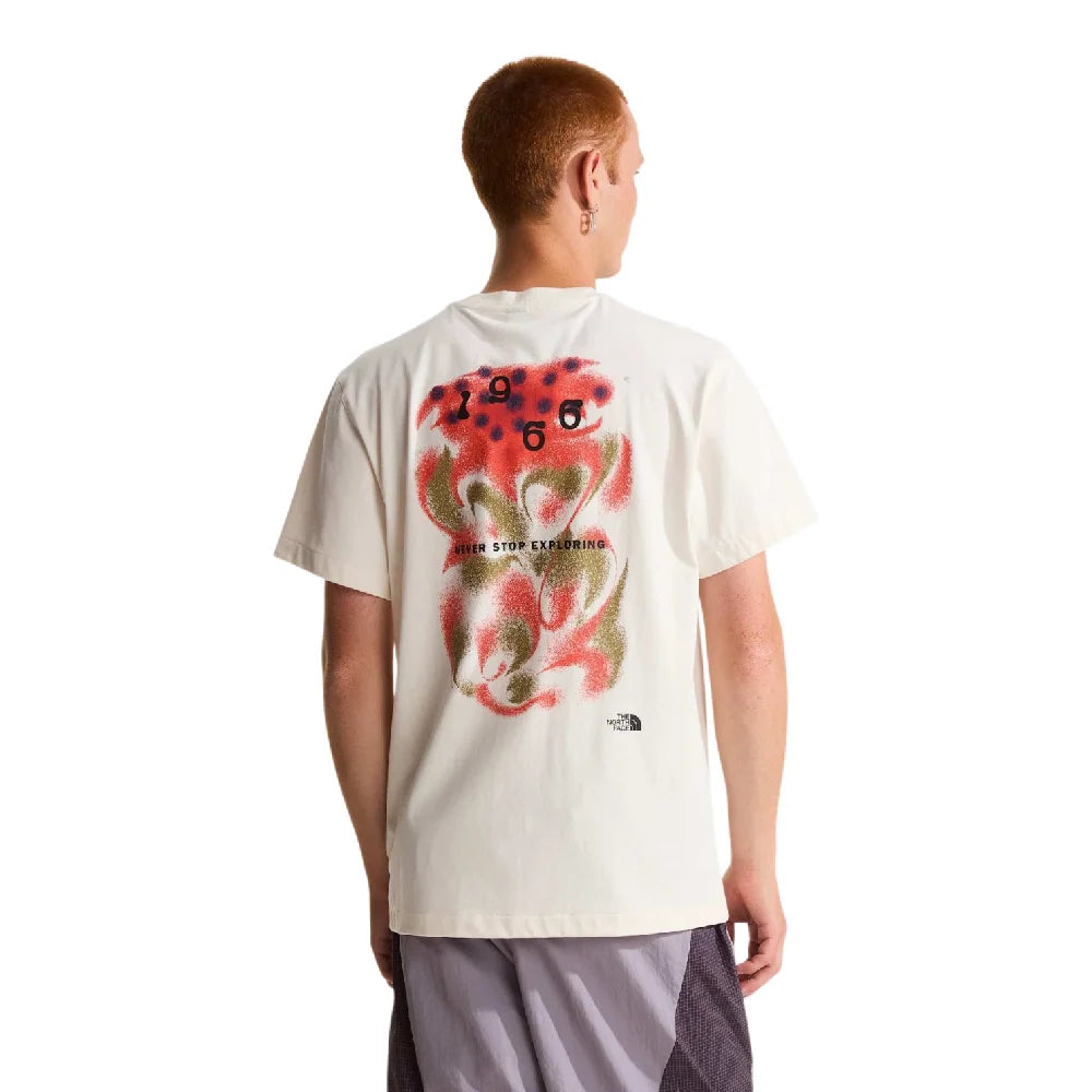 NORTH FACE 1966 Motion Relaxed Short Sleeve T-Shirt White Dune NF0A8GAHQLI1