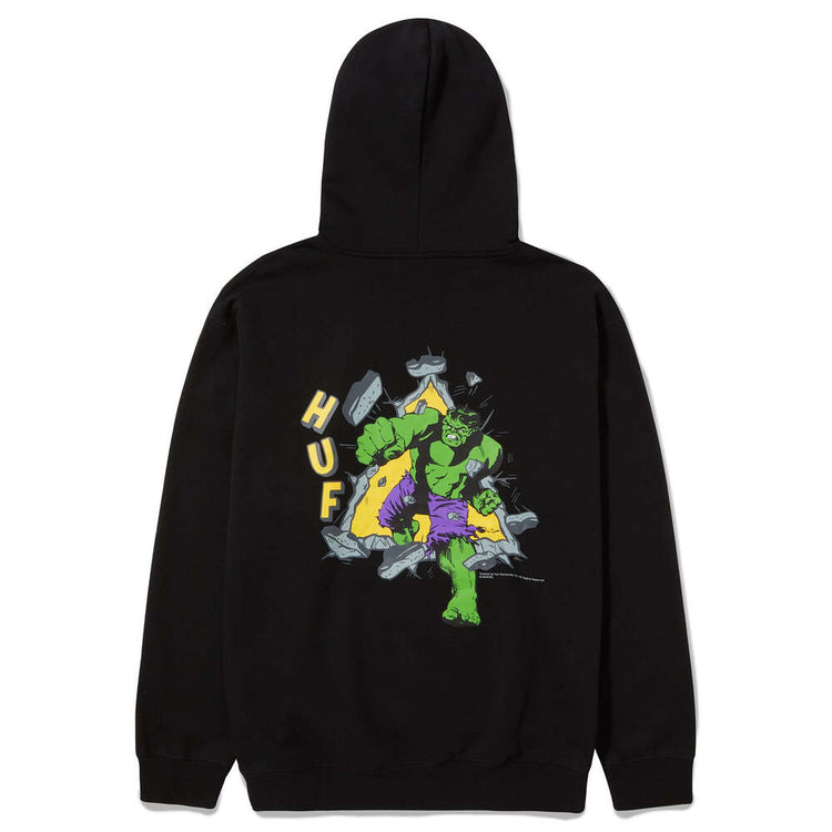 HUF Hulk Hoodie Black PF00587-BLACK